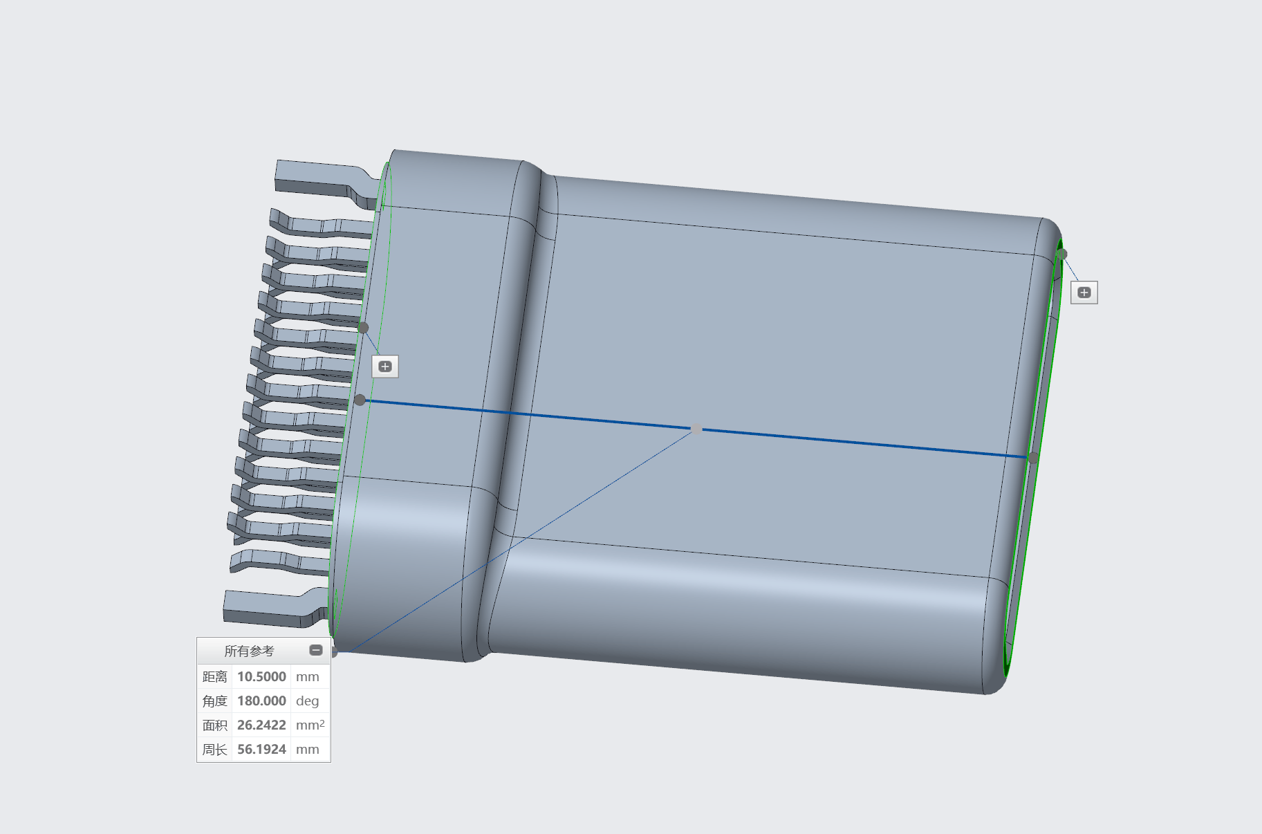 3.1TYPE-C連接器 公頭24P拉伸夾板式,黑色高導(dǎo)銅端子鍍1u(外殼噴砂鎳）-3