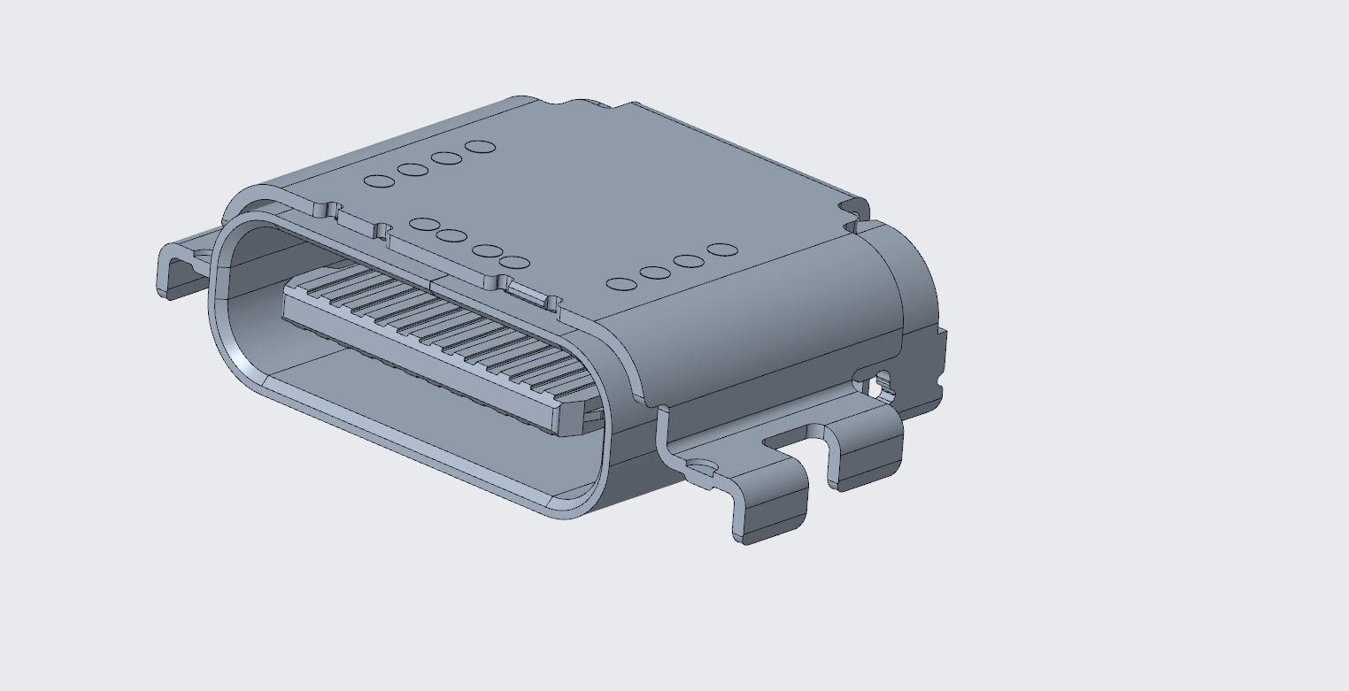 3.1TYPE-C連接器 母座, 24P  L=8.21mm-1