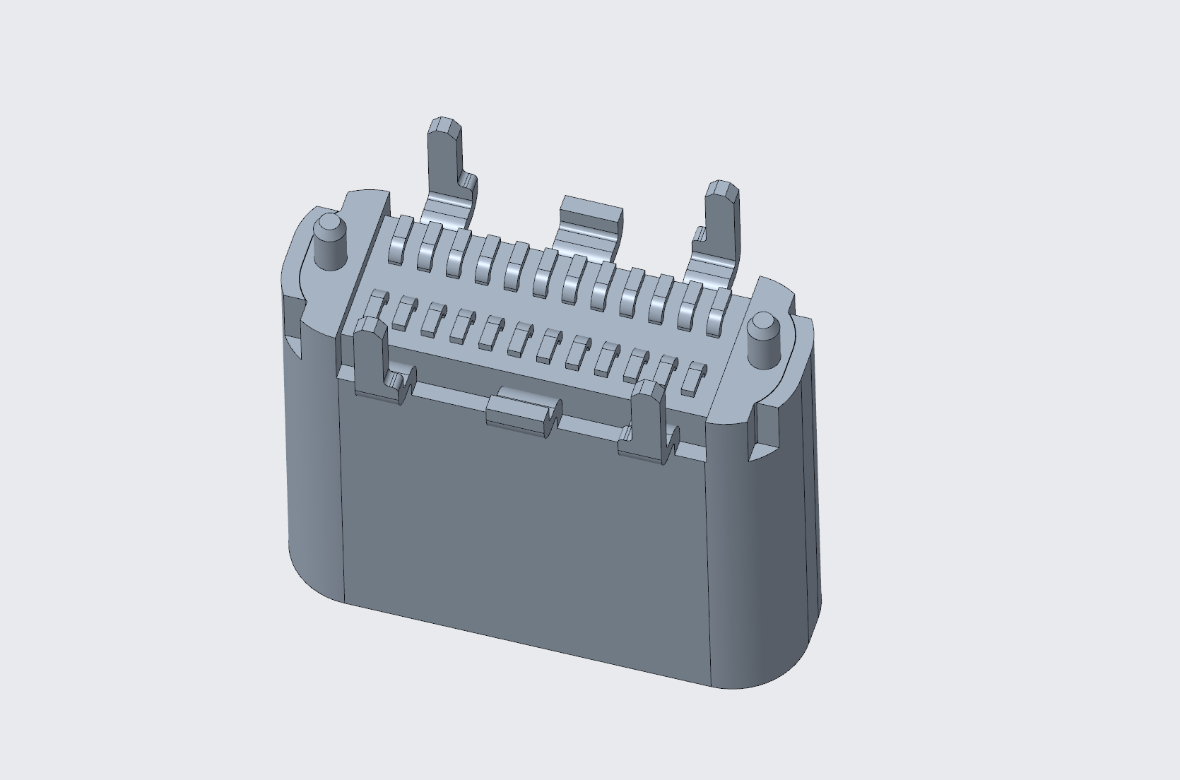 3.1TYPE-C連接器 母座24P直立式 SMT,H=7.4-5