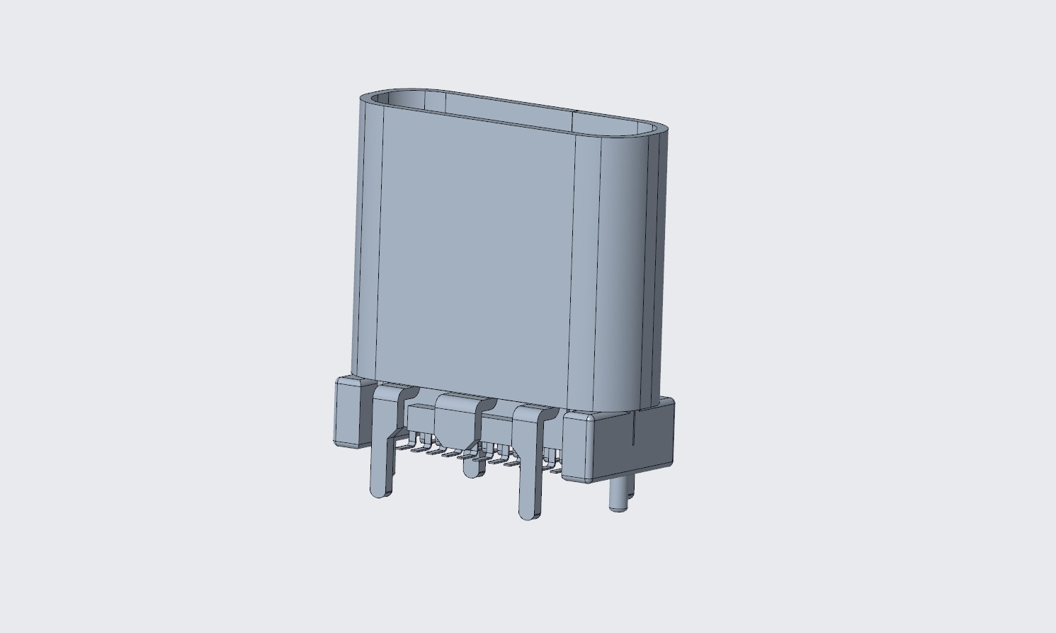 3.1TYPE-C連接器 母座24P直立式SMT,H=9.3-5