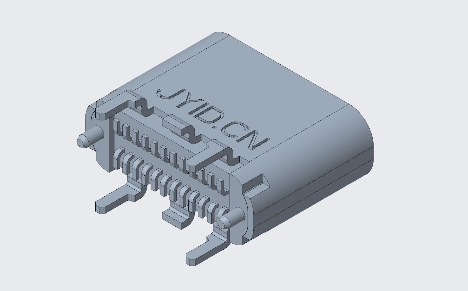 3.1TYPE-C連接器 母座24P直立式 SMT,H=6.5-2