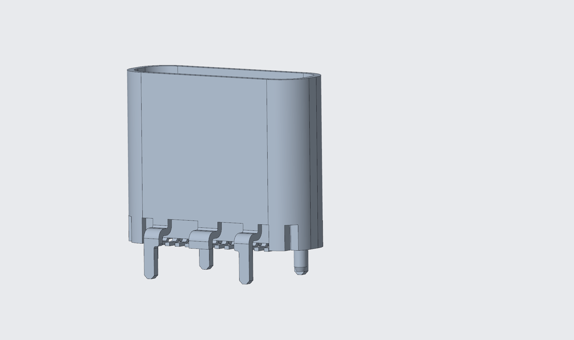 3.1TYPE-C連接器 母座24P直立式 SMT,H=7.4-3