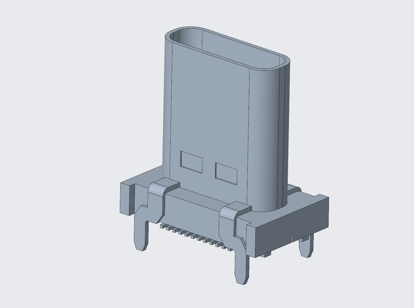 ?3.1TYPE-C連接器 母座24P直立式 SMT,H=12-1