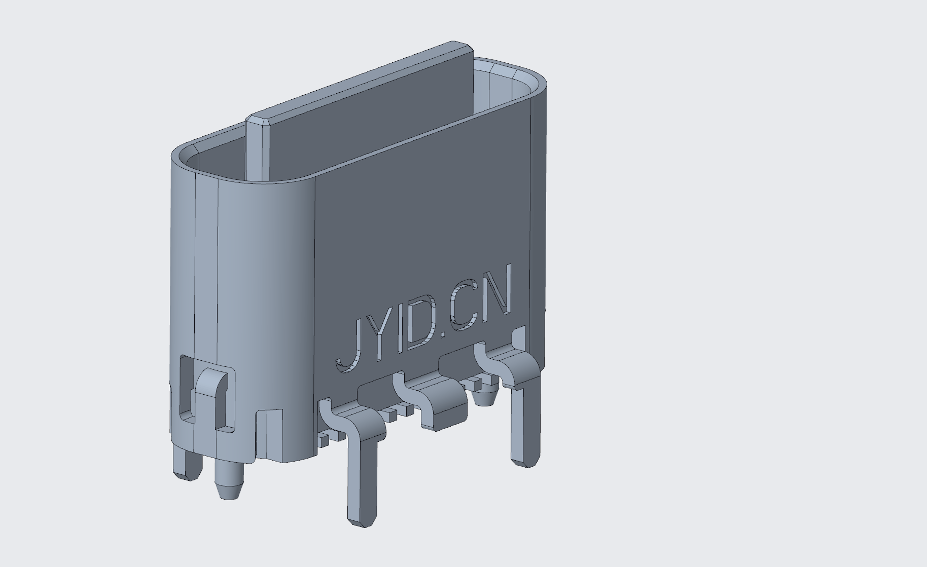 3.1TYPE-C連接器 母座24P直立式 SMT,H=5.7-3