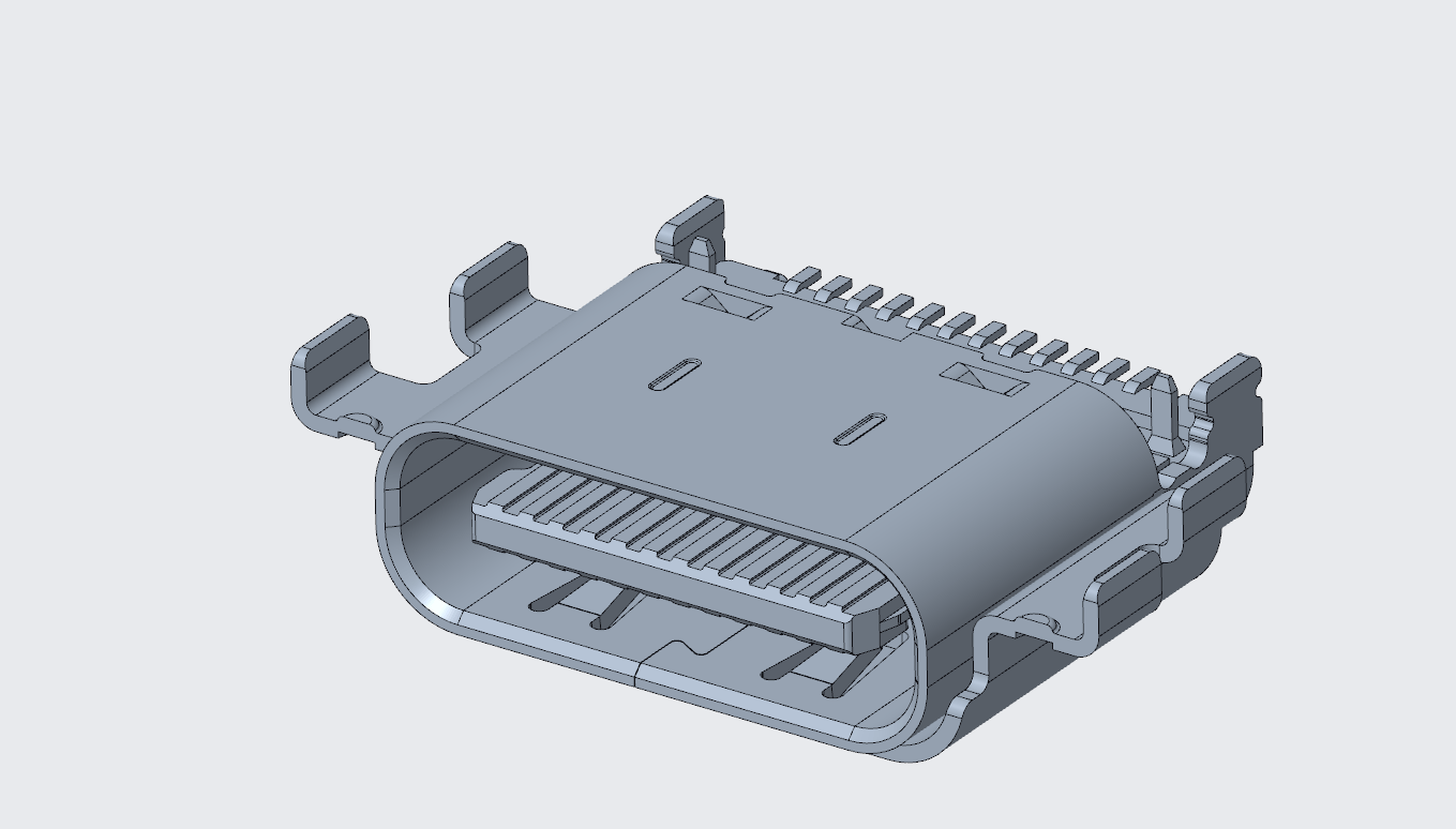 3.1TYPE-C連接器 母座, 24P  L=8.21mm-4