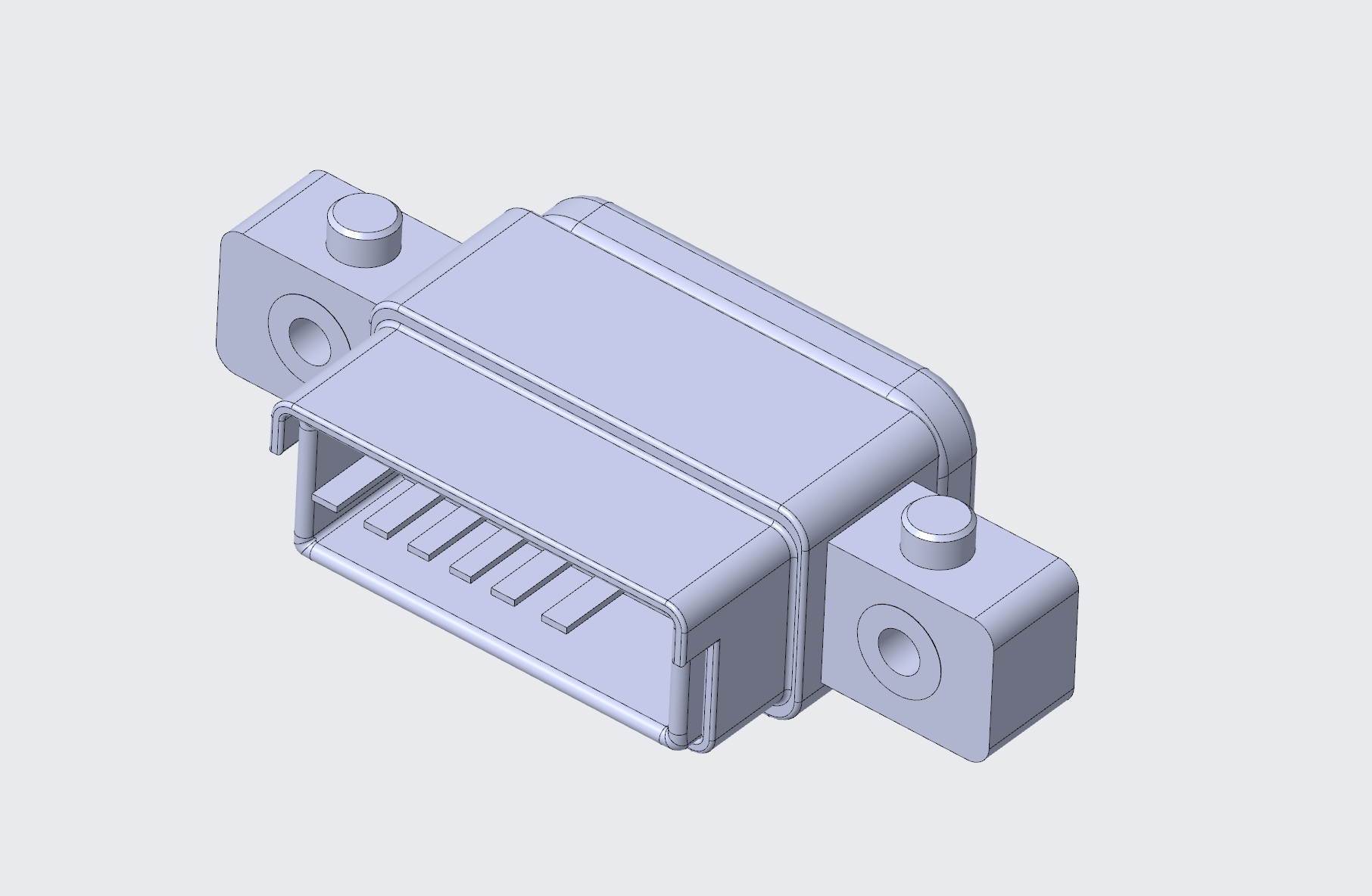 3.1TYPE-C連接器 母座6P 防水帶螺絲  配防水圈(無(wú)3d）-2