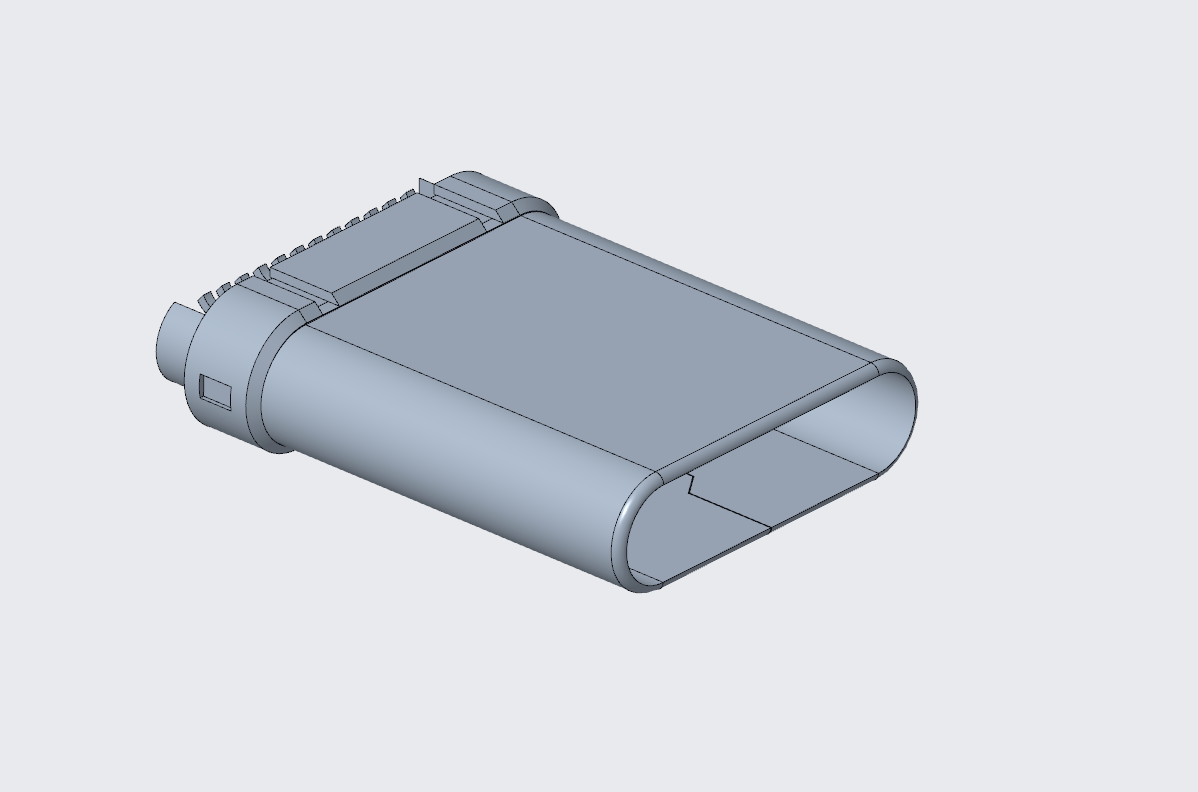 TYPE-C連接器 公頭音頻板-3