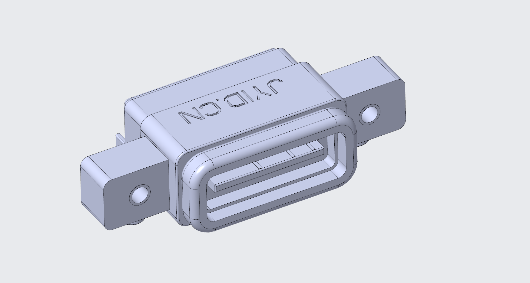 3.1TYPE-C連接器 母座6P 防水帶螺絲  配防水圈(無(wú)3d）-1