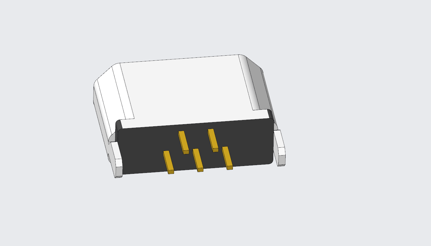 Micro-B L5 母 直插 平口-2