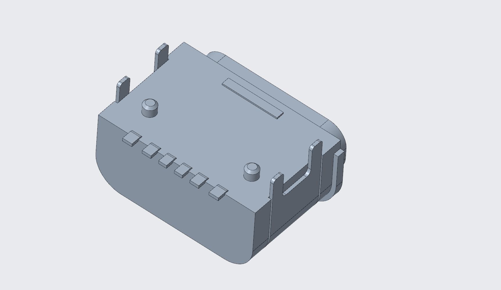 3.1TYPE-C連接器 母座6P 板上型防水IPX7 PA9T-3