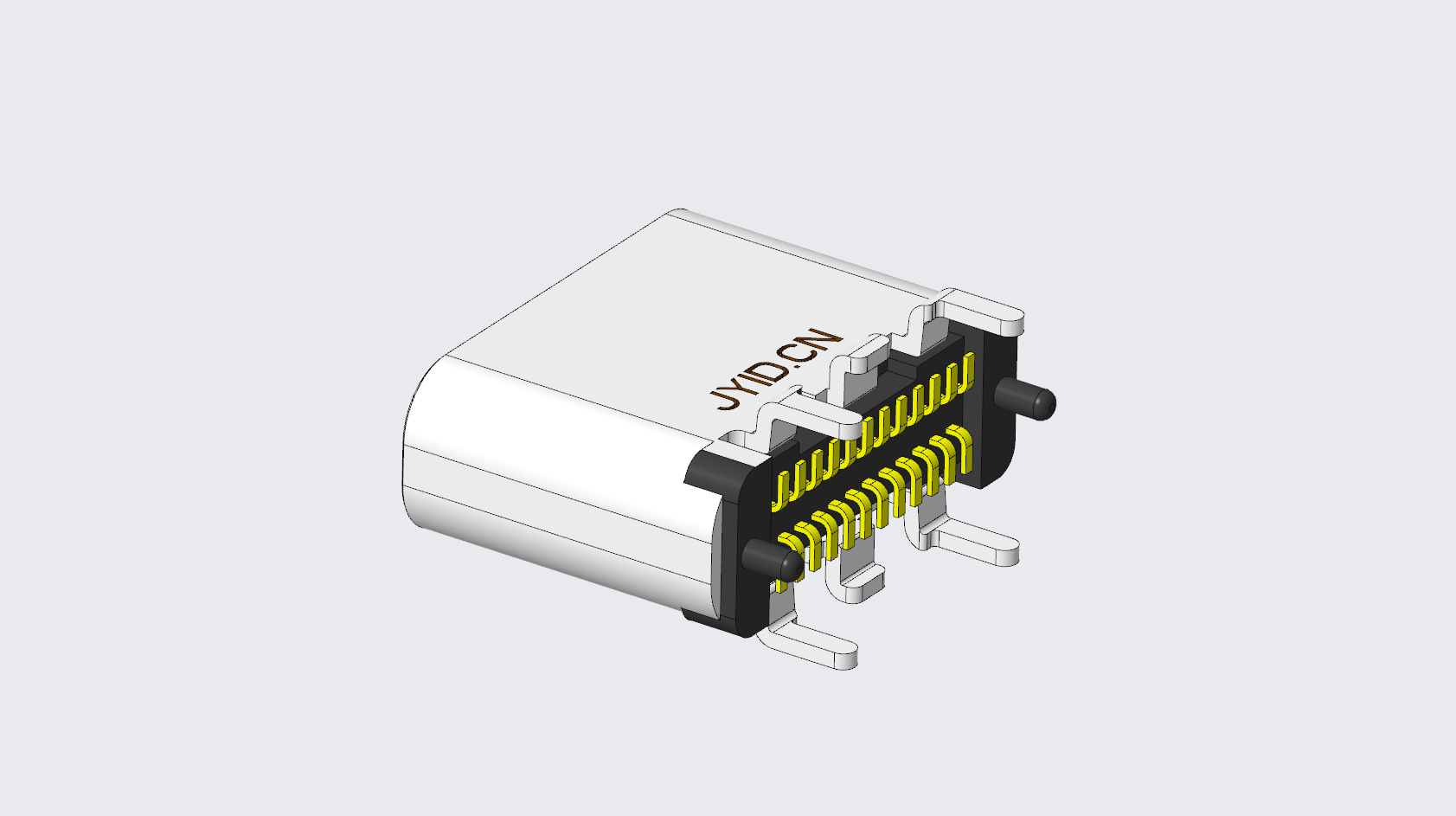 立貼直插\[立貼]Type-C 母24P-USB 3.1-H6.55-1