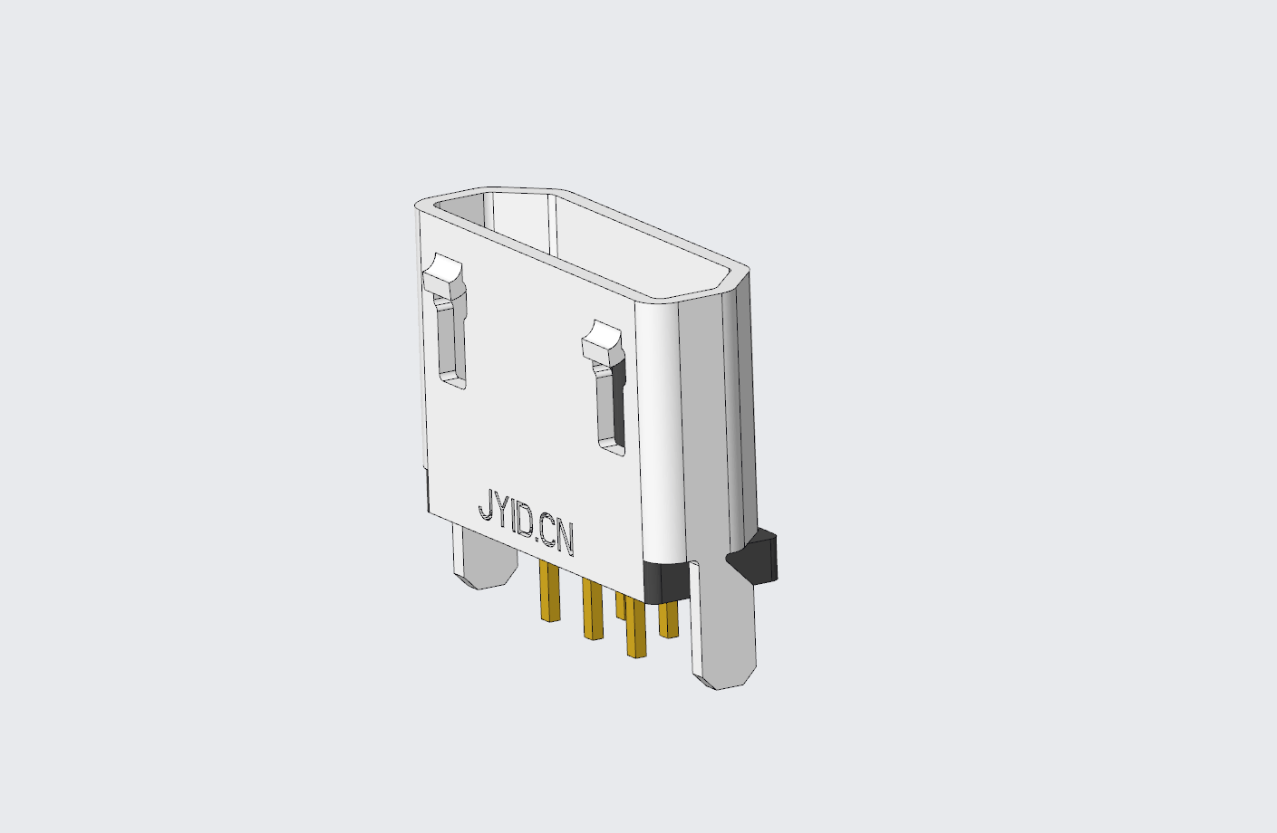 Micro-B L5 母 直插 平口-1