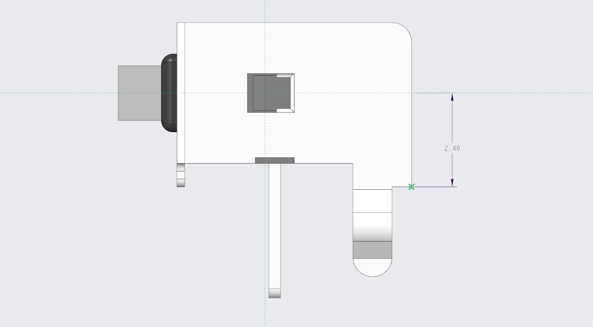 3X6X5mm 250gf 側按支架-3