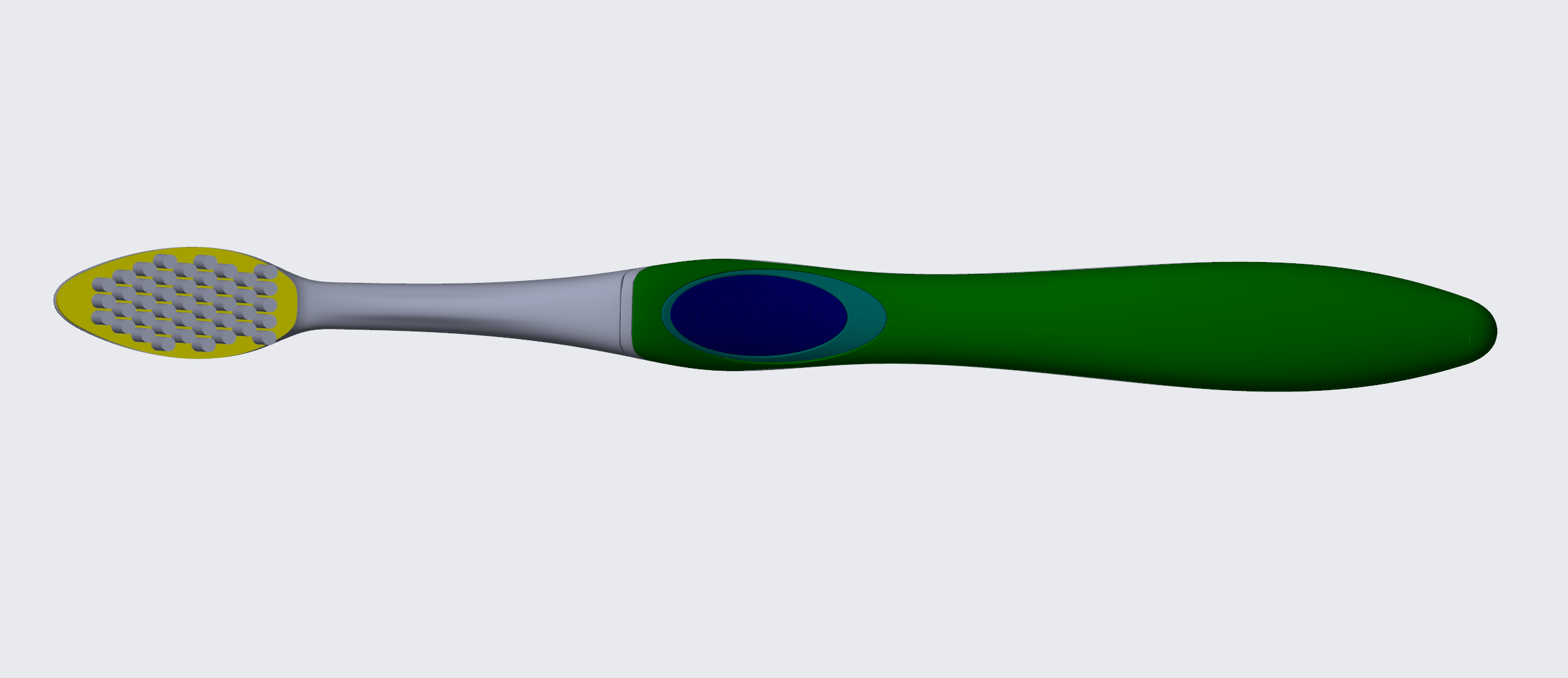 3D打印的牙刷設(shè)計(jì)模型-3