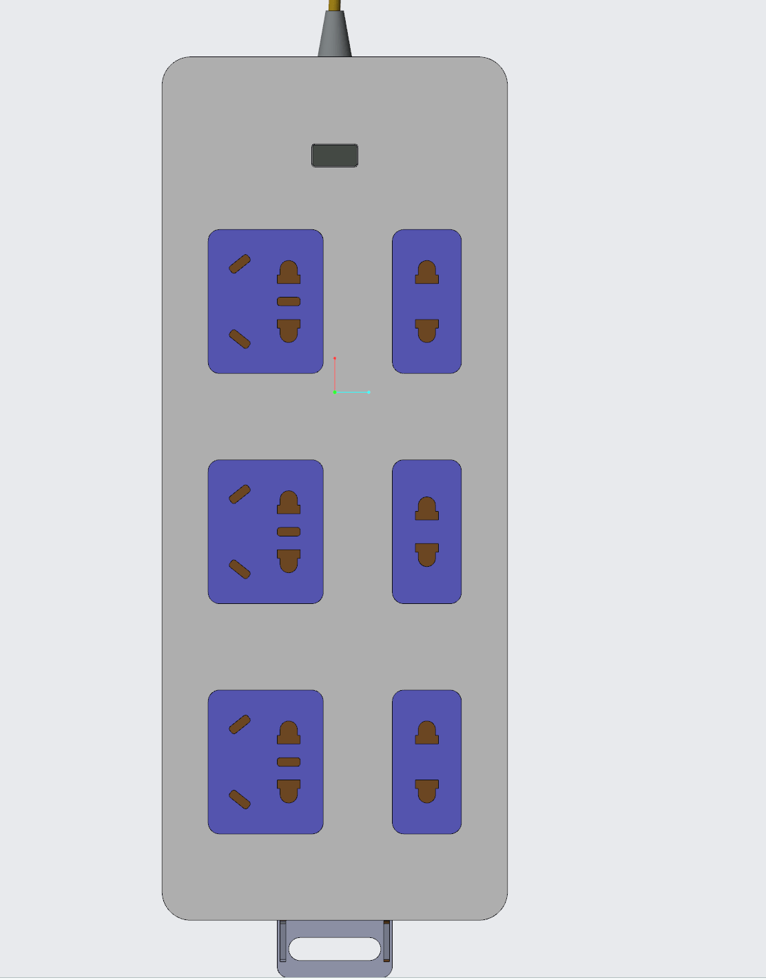 六位插排外觀模型-3