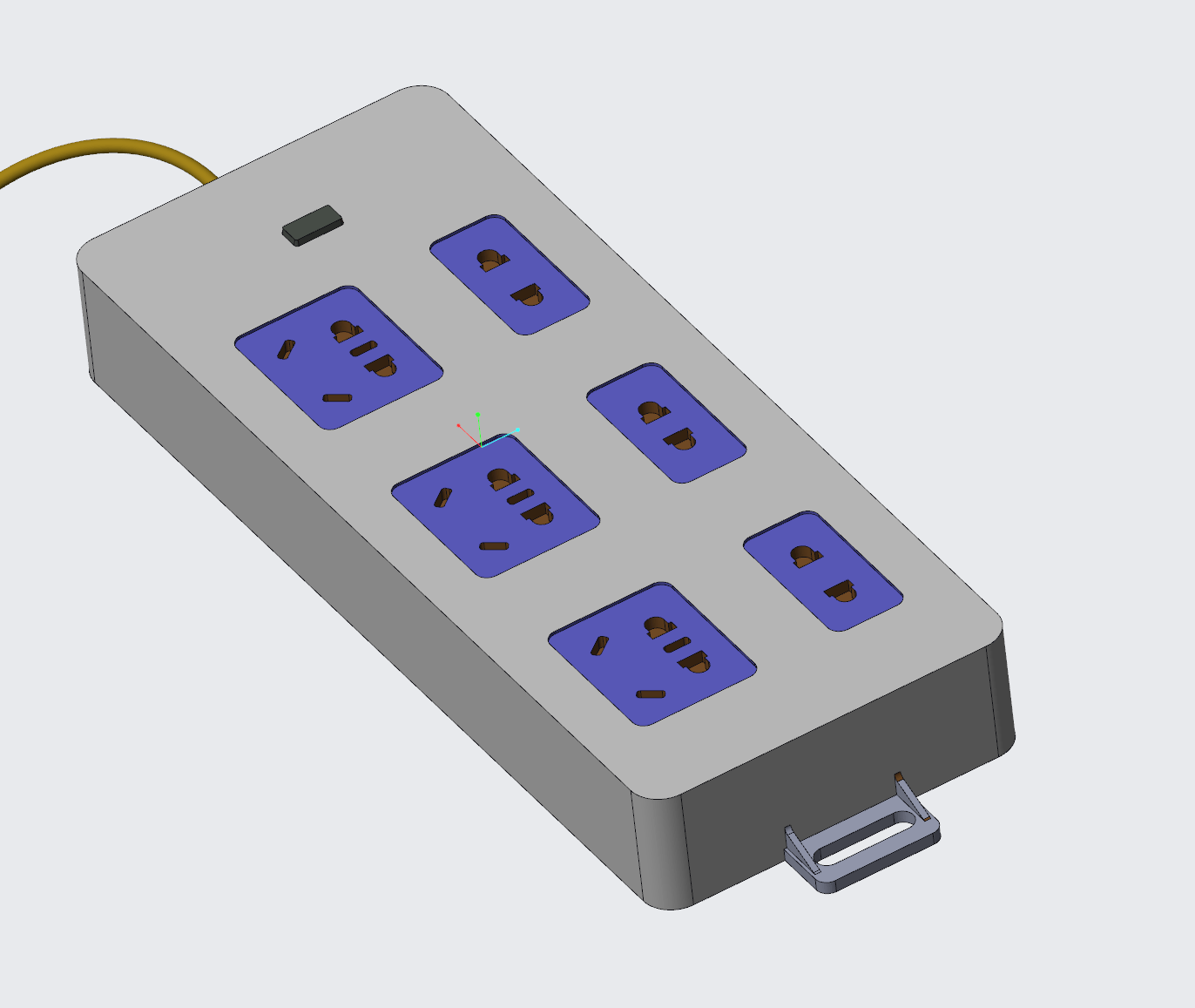 六位插排外觀模型-2