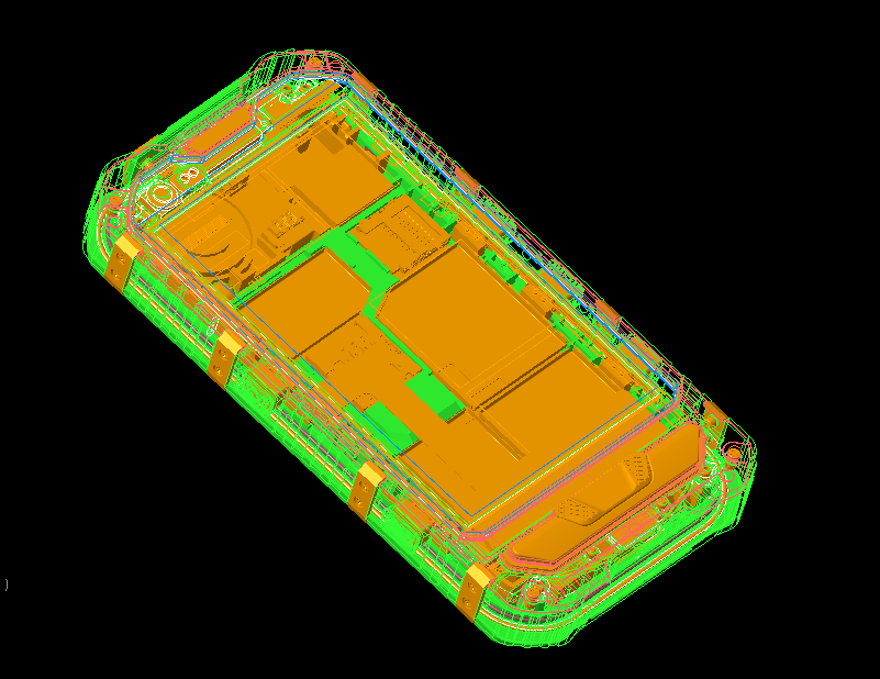 三防手機(jī)全結(jié)構(gòu)設(shè)計3D檔-2