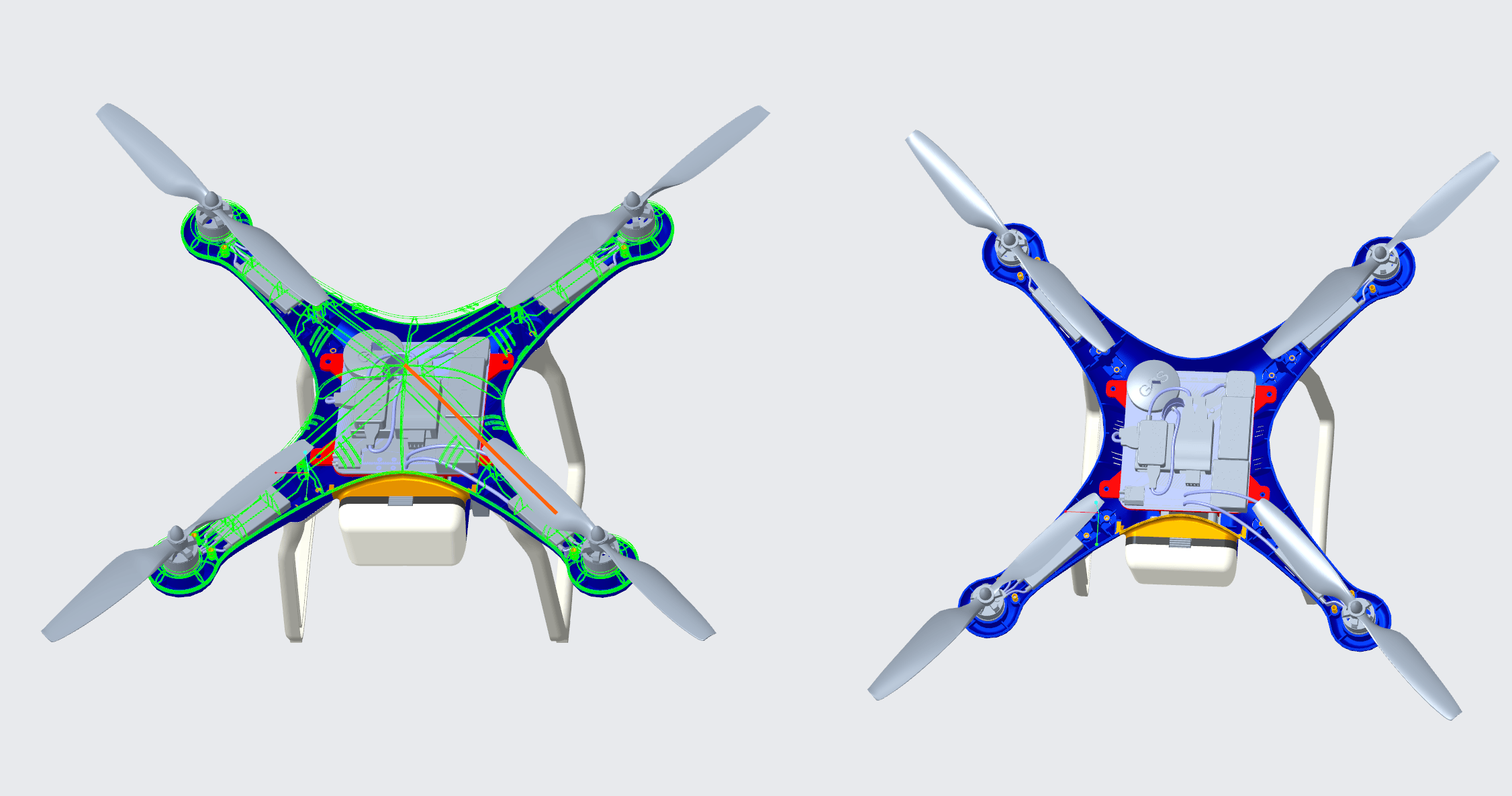 [BBB]無(wú)人機(jī)整套結(jié)構(gòu)設(shè)計(jì)3D源文件-1